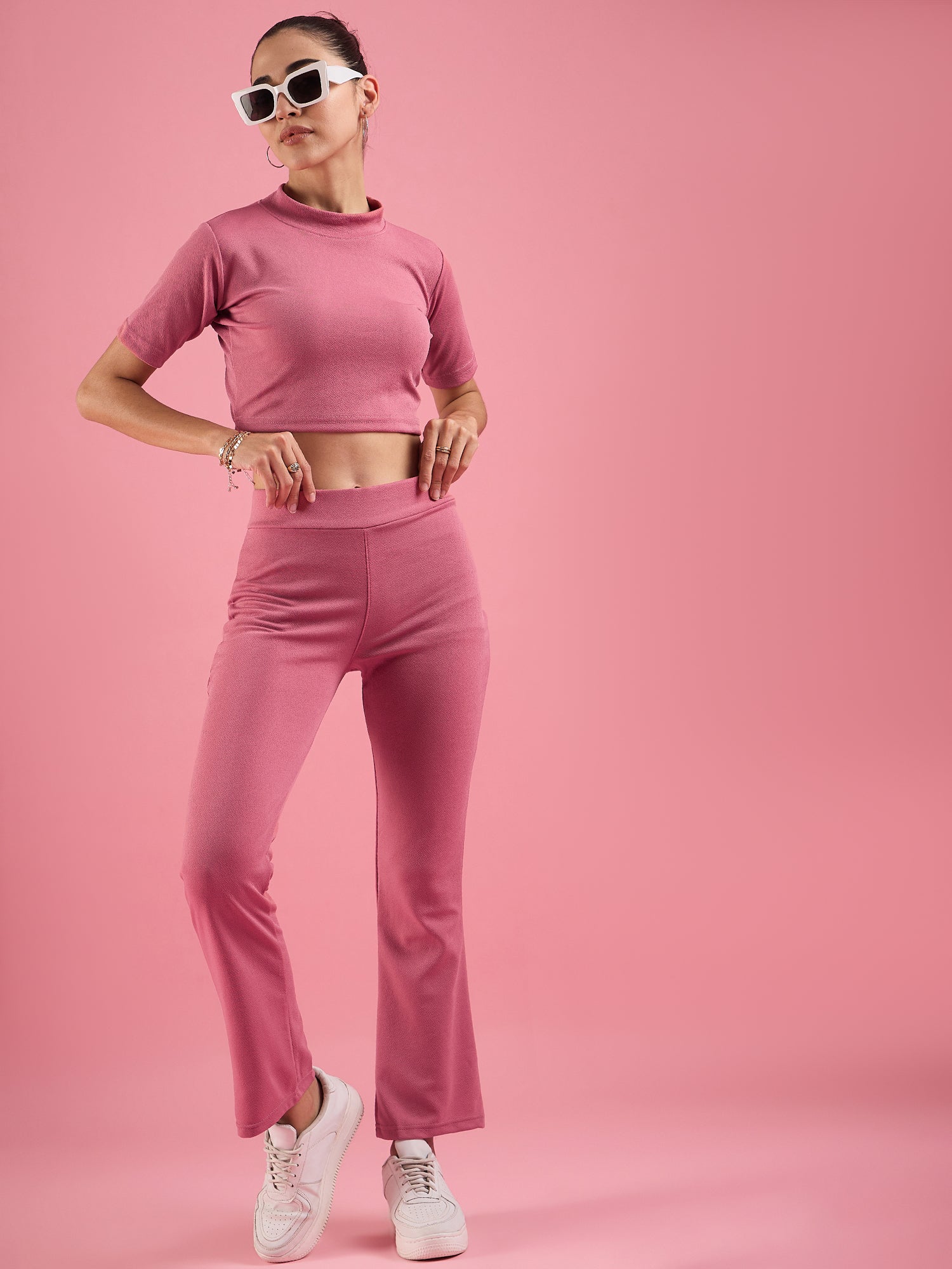 Women's Pink Top Co-Ords set-wooltree