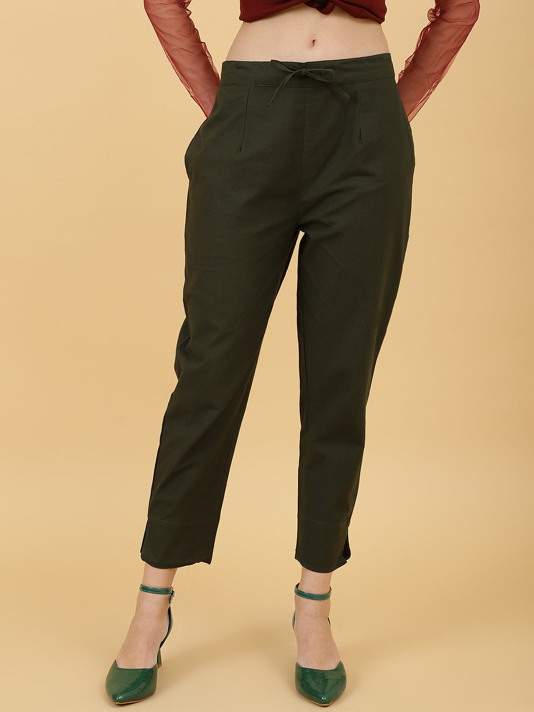 Ladies Cotton Pants-wooltree