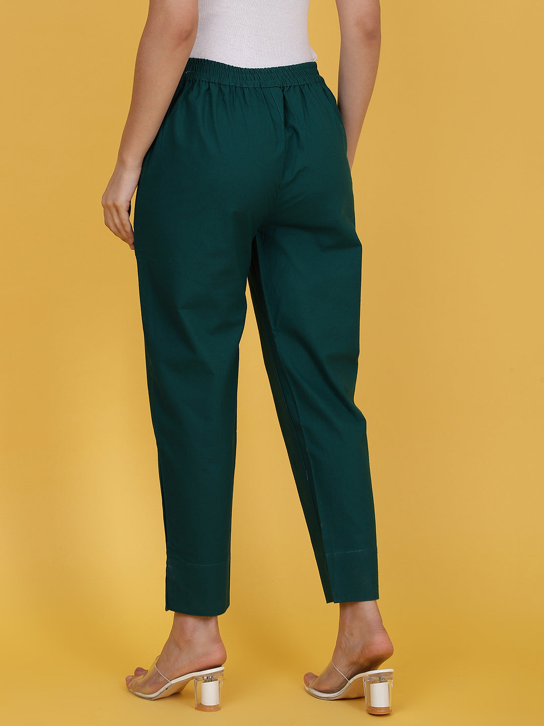 womens green trousers-wooltree