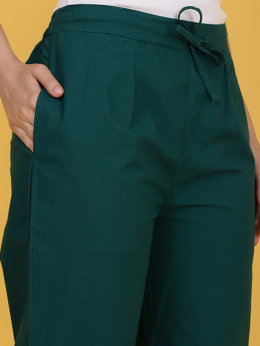 womens green trousers-wooltree